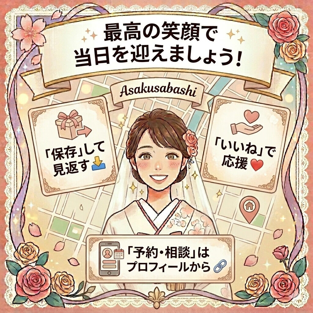 秋葉原・浅草橋周辺のプレ花嫁様、必見です👰✨
